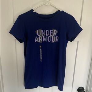 Under Armour Royal Blue Short Sleeve Logo Tee